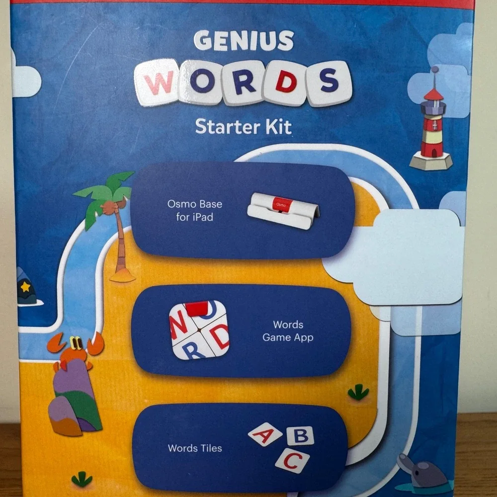 Osmo Genius Words Starter Kit Educational Spelling Game for iPad Ages 6-10
